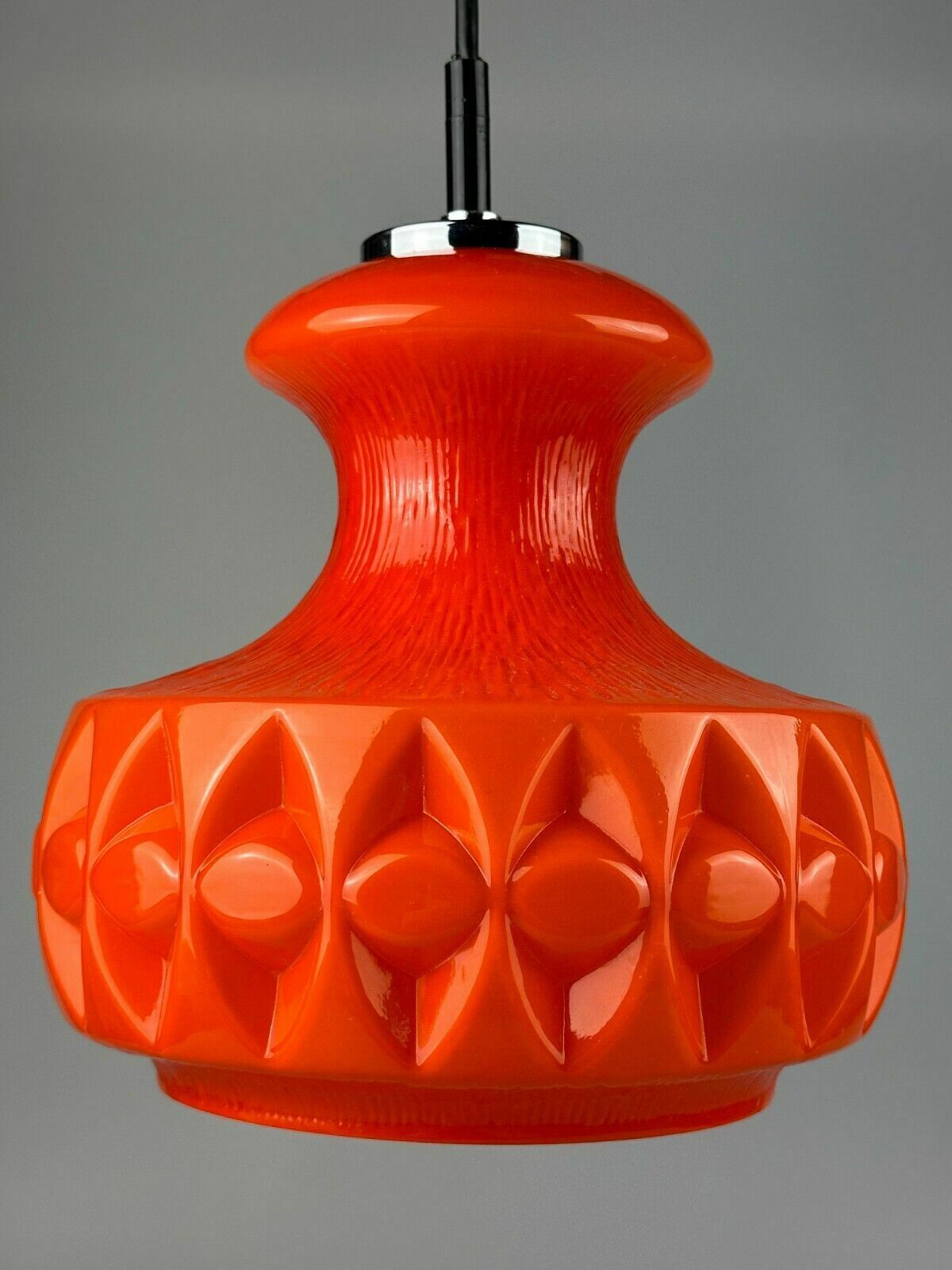 photo for sale 60s 70s Peill & Putzler Hanging Lamp Ceiling Lamp Glass Space Design Lamp