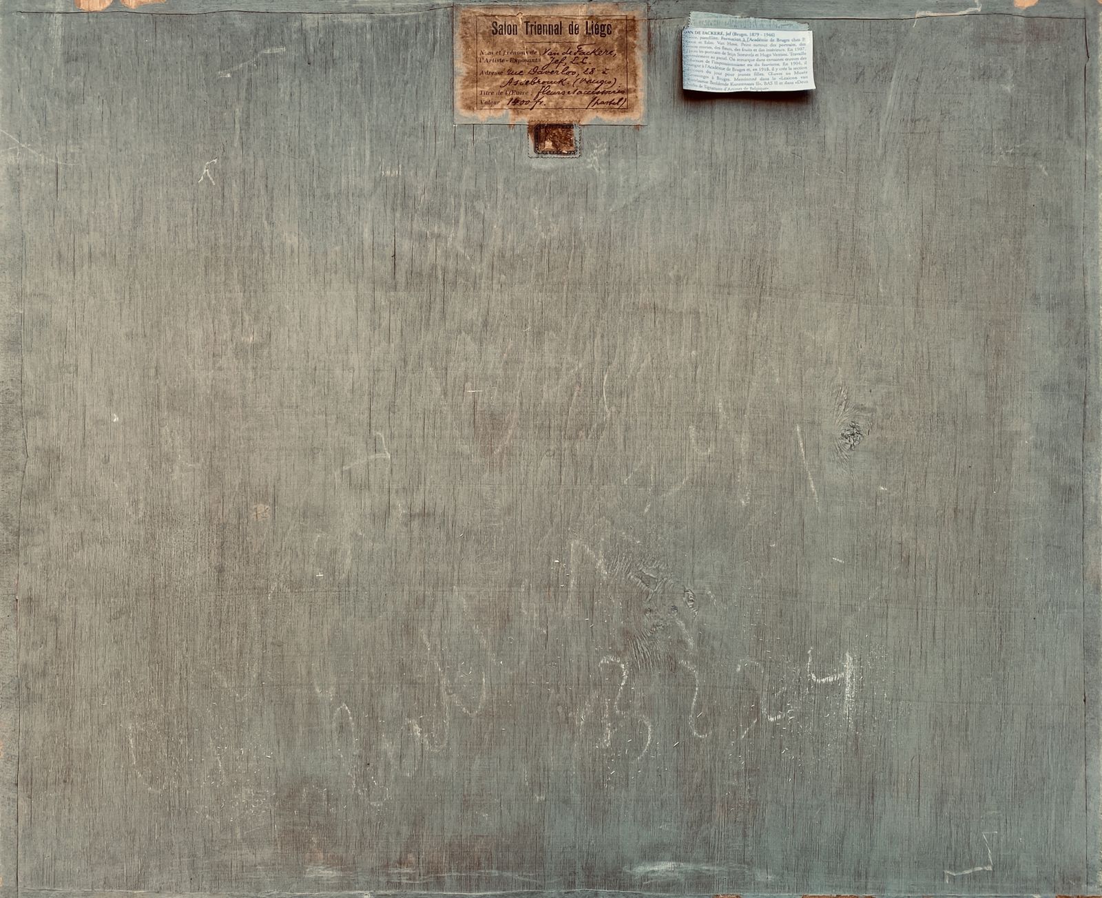 photo for sale Joseph Vande Fackere, Bruges 1879 – 1946, Les Fleurs Et Accessoires, Pastel