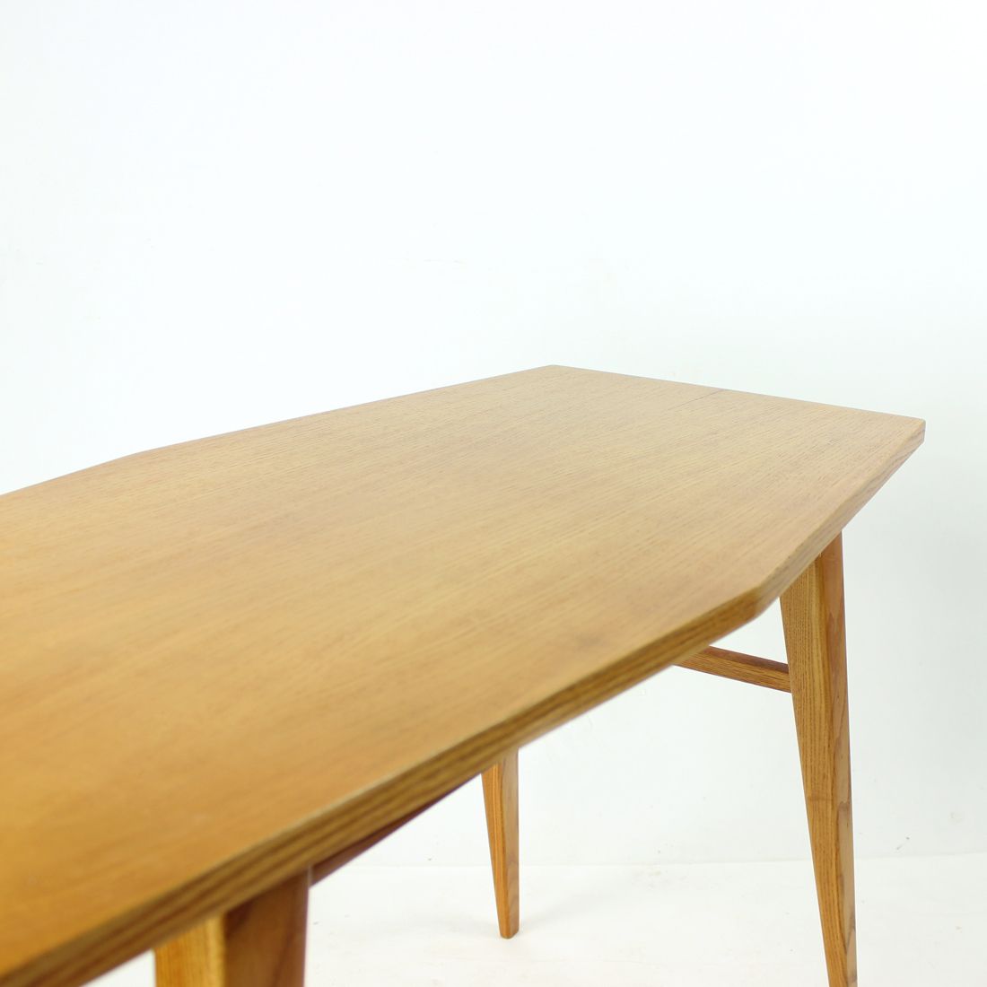 Mid Century Coffee Table In Oak, Czechoslovakia 1960s photo vinterior