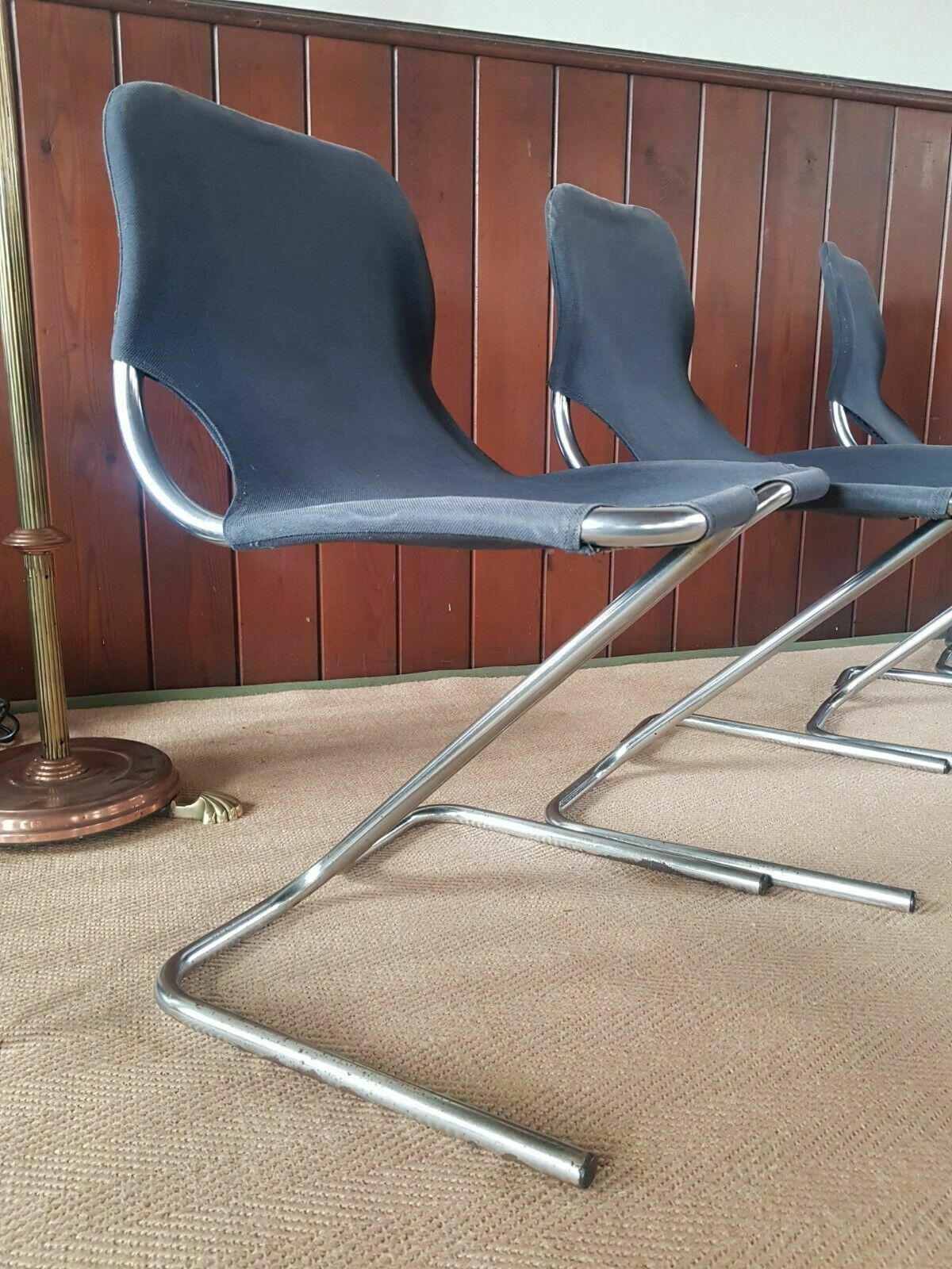 Rare Set Of Mid Century Chairs Ruud Ekstrand And Christer Norman For Dux In 1968 photo for sale