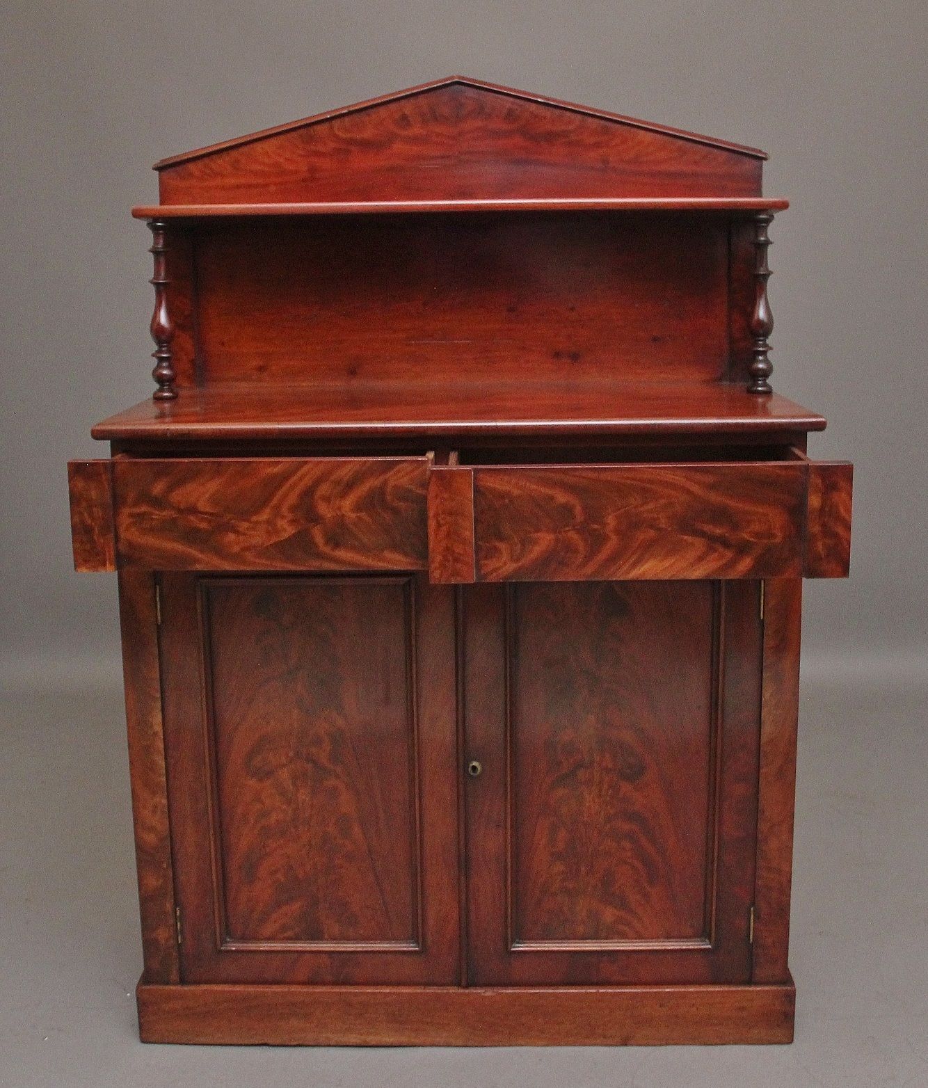 19th Century Mahogany Side Cabinet photo Furniture