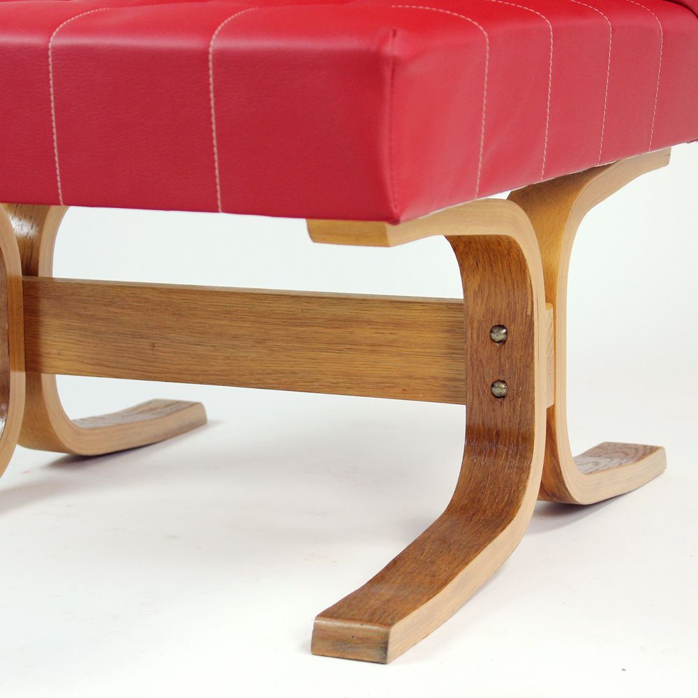 Midcentury Lounge Chair Bratislava By Jindrich Volak For Drevopodnik Holesov, 1960s photo vinterior