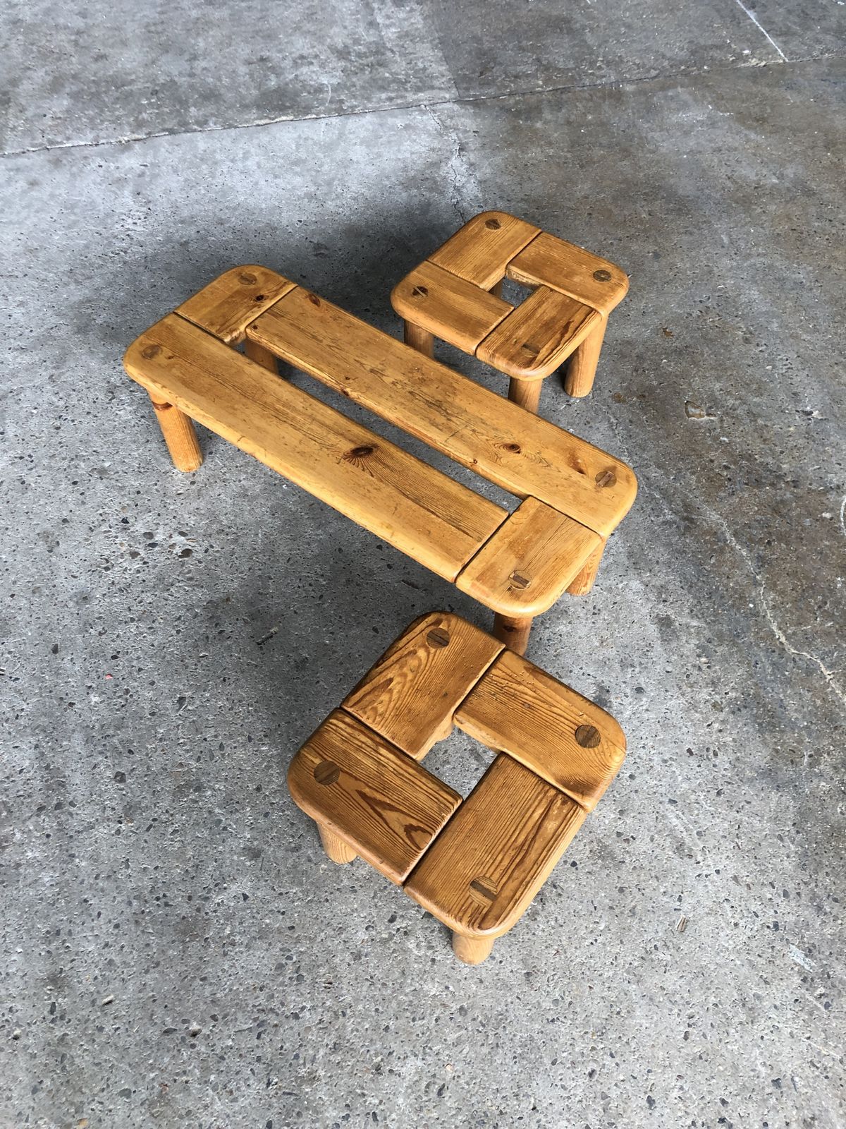 Finnish Coffee Tables By Olof Ottelin For Stockmann, 1958, Set Of 3 photo 1250.0