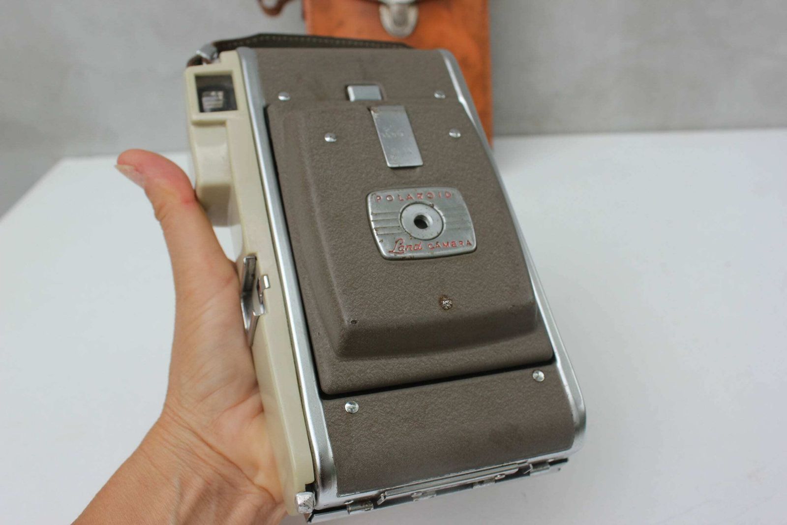 Vintage Polaroid Land Camera Model 80a With Case Folding Photo Camera Collectible Camera photo vinterior