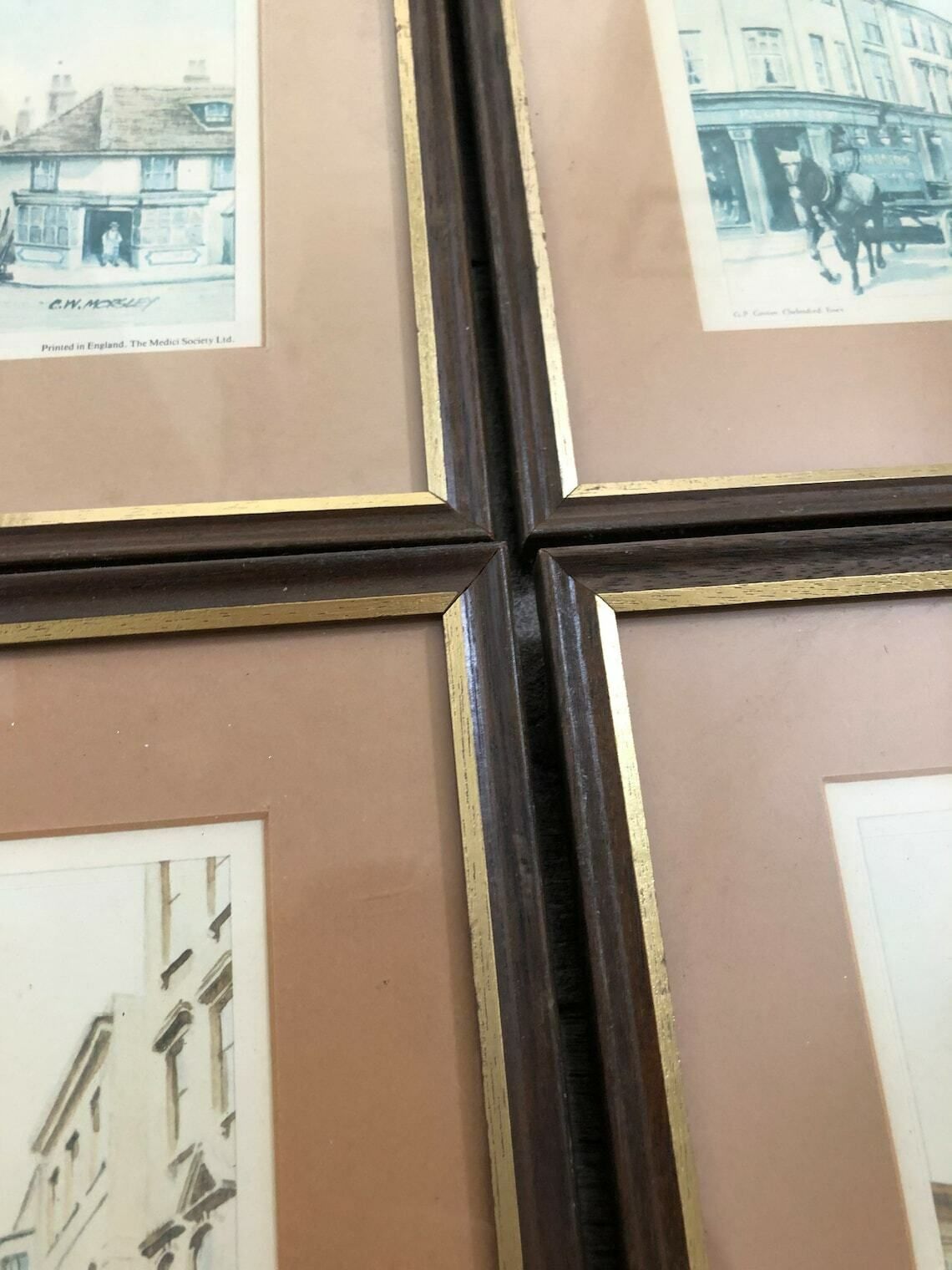 Set Of 11 Framed Essex Prints By C W Morsley Printed By Medici Society   Gp Groves   Chelmsford Framed (Ll) photo buy