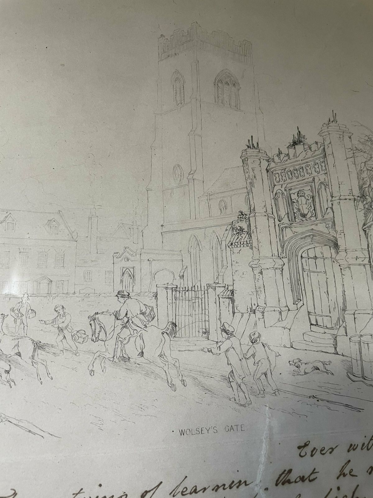 One Day From The Diary Of A Stag Wolsey’s Gate Ipswich Edward Smyth Mrs David Hambury Antique photo for sale