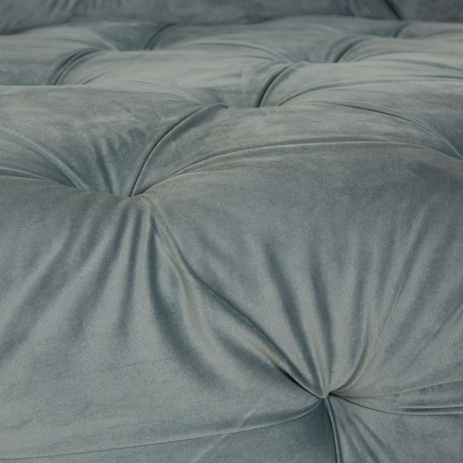 Iconx Studios Venus Velvet Fabric Lounger Blue photo for sale