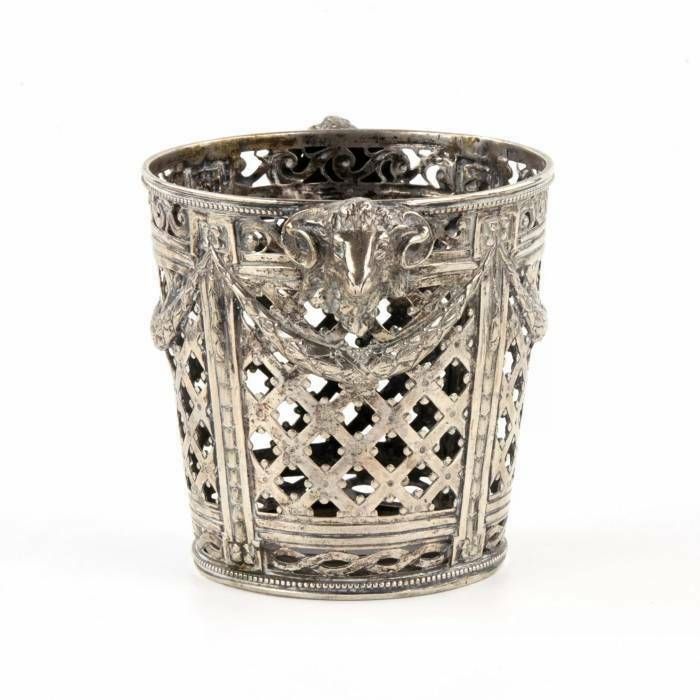 Silver Flower Pots. Schwarz & Steiner. Vienna, 1902 1918 photo for sale