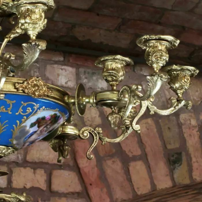 Chandelier For 15 Candles In Louis XVI Style. Sevres photo Home Decor