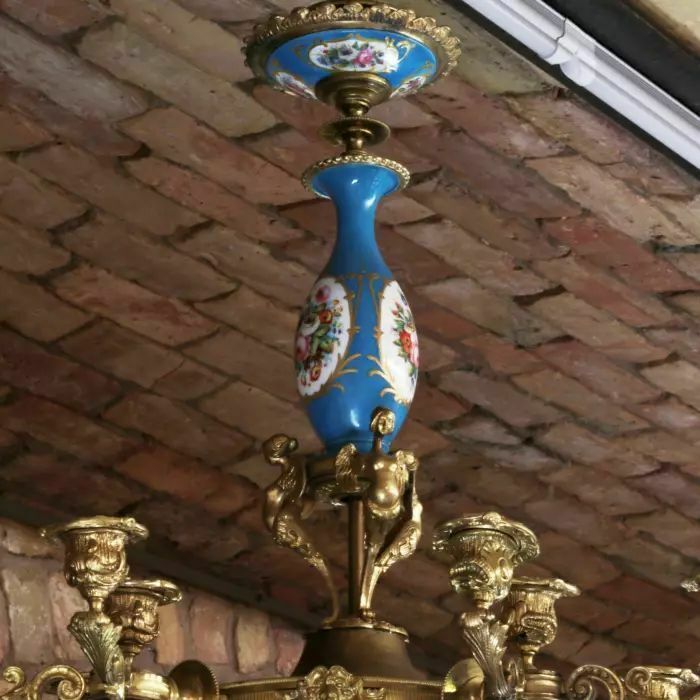 Chandelier For 15 Candles In Louis XVI Style. Sevres photo vinterior