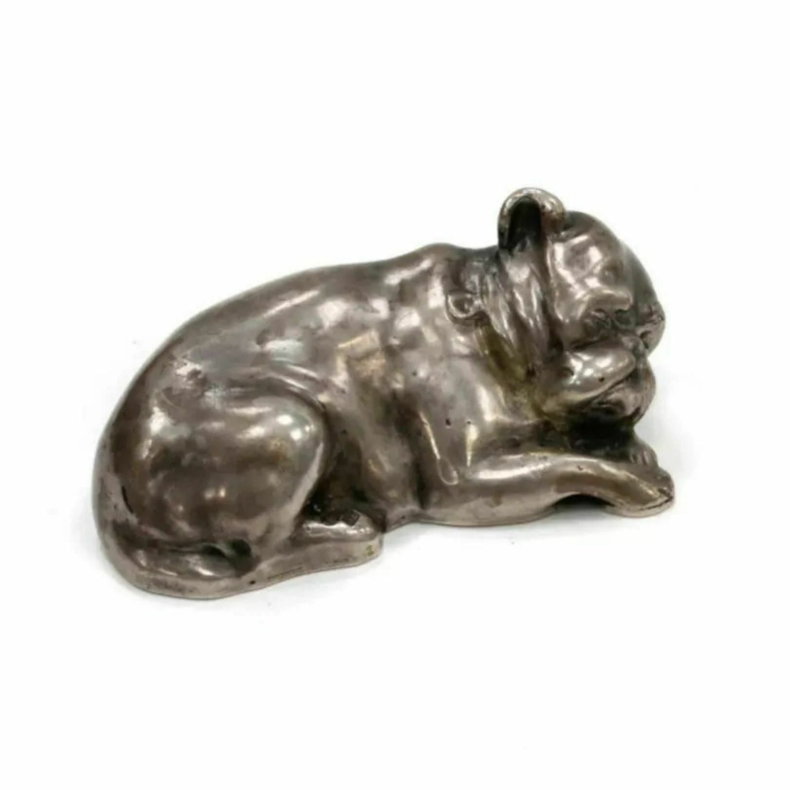 Figurine Dog In Faberge Style, Russia, 1920 Century