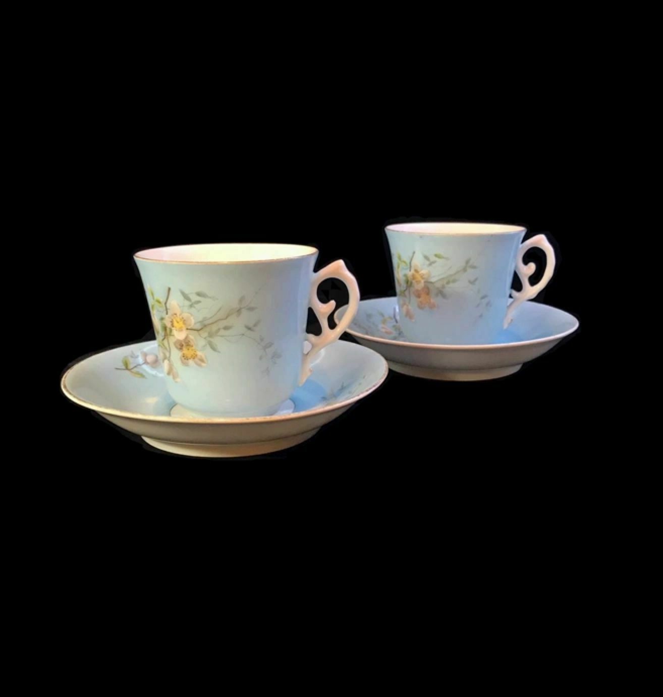 Cups And Saucers Gardner, Early 20th Century