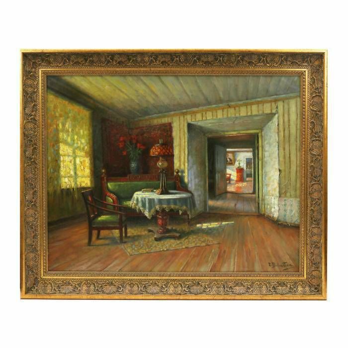 Painting “In The Old Manor”. Siegfried Alexander Bielenstein