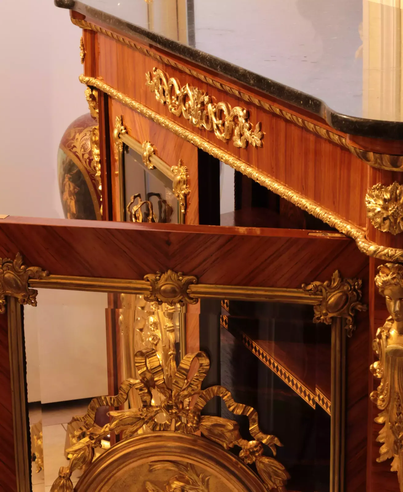Large Chest Of Drawers In Louis XVI Style. End Of The 19th Century. photo furniture