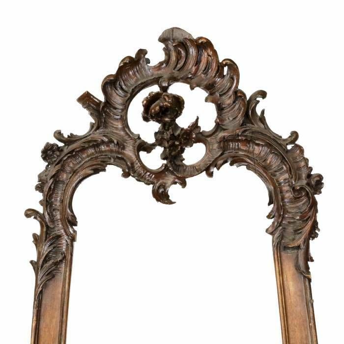 Carved, Wooden Easel Of The Turn Of The 19th 20th Centuries In Neo Rococo Style photo 1026.0