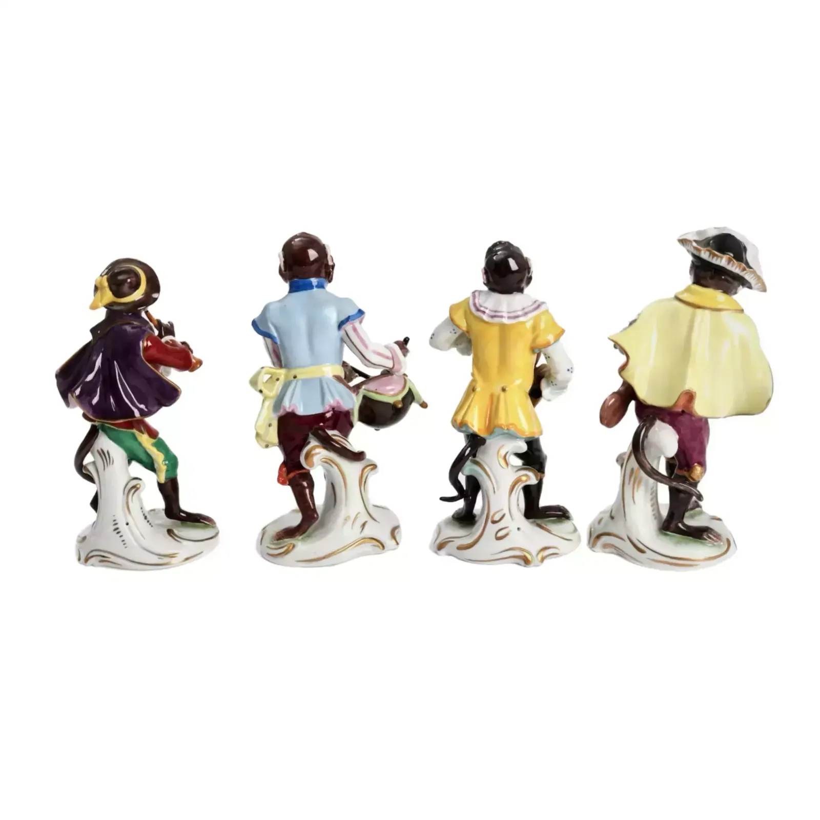 Porcelain Group Orchestra Of Monkeys. photo 1240.0