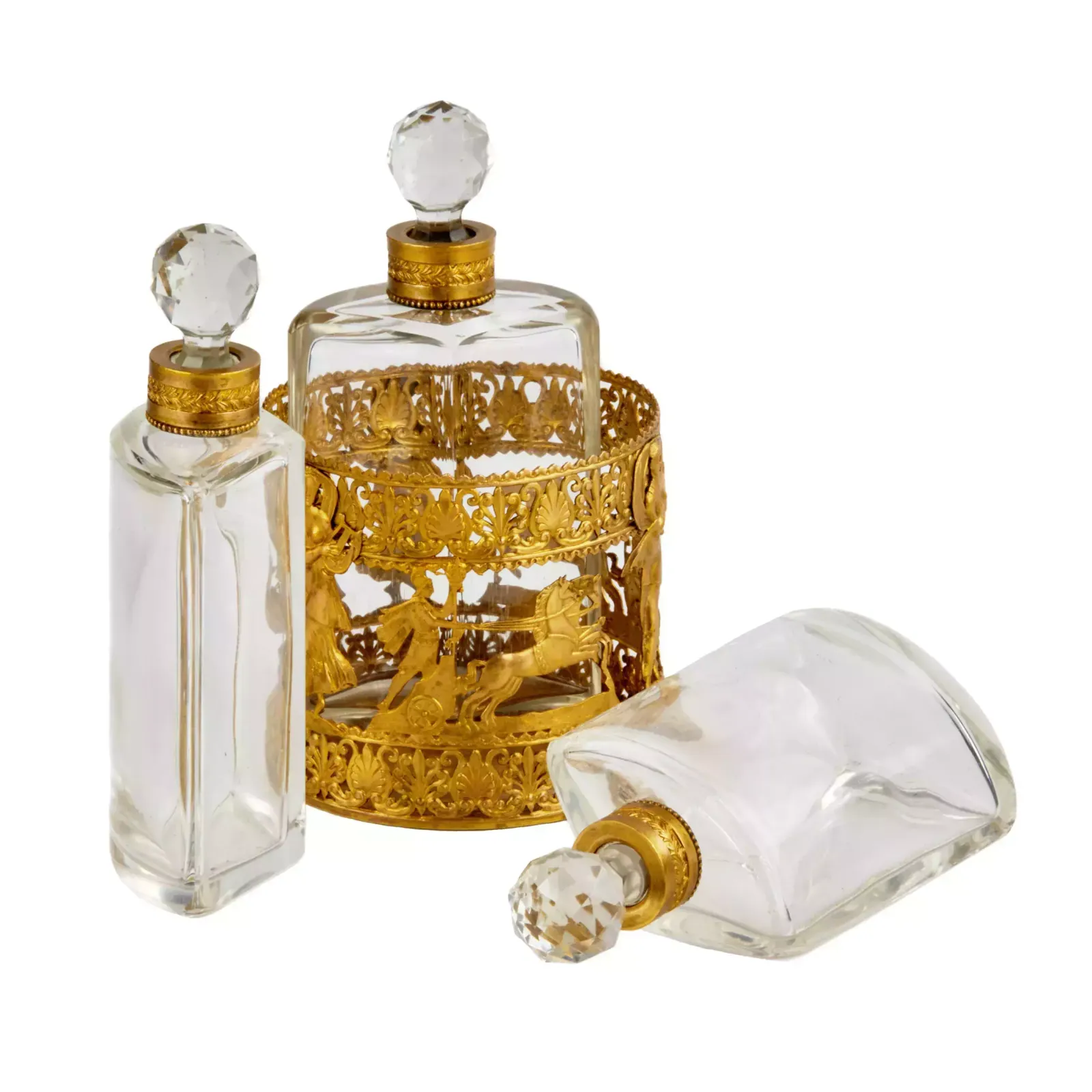 Perfume Set For Three Bottles, Early 20th Century photo furniture