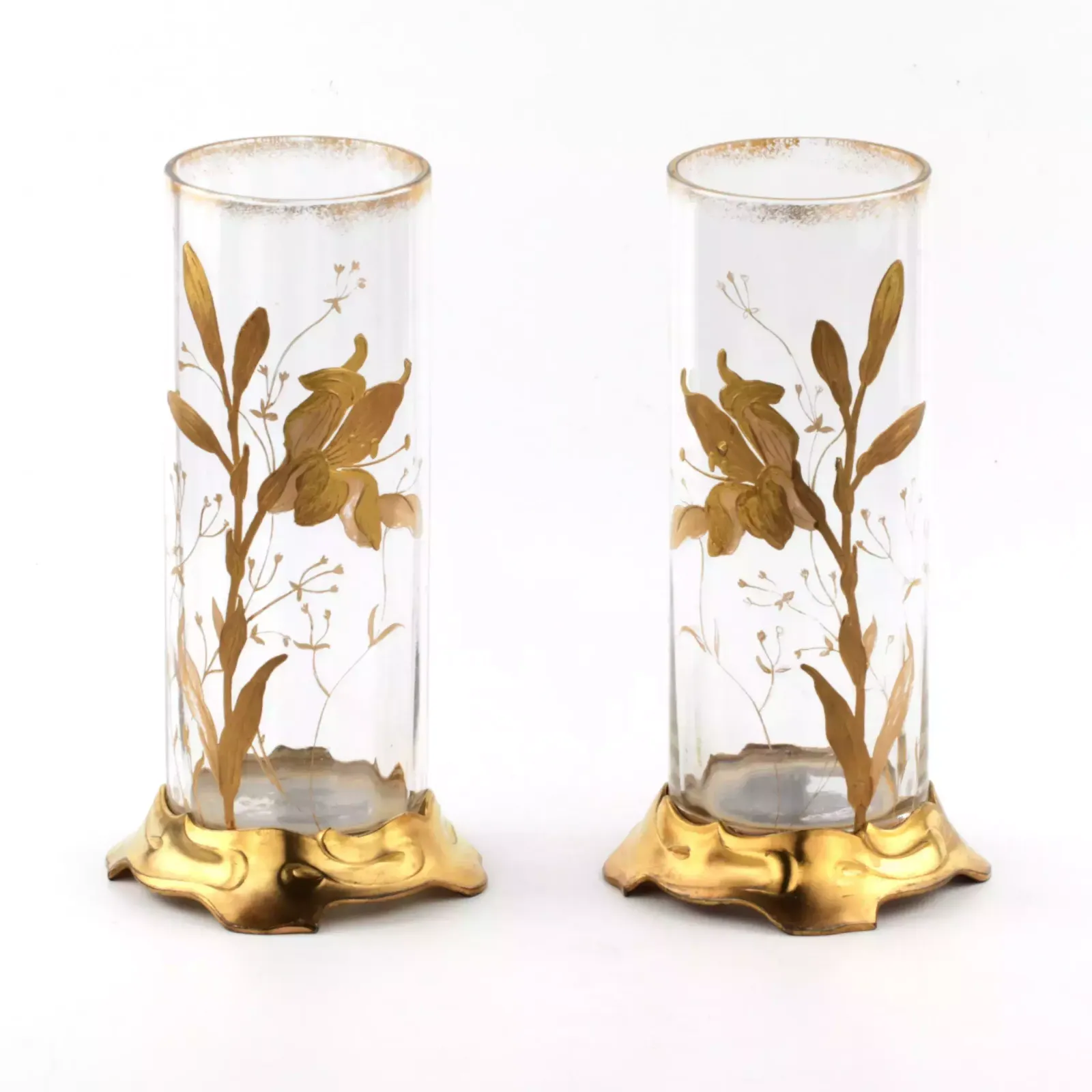 Pair Of Art Nouveau Vases, 1800s photo Home Decor