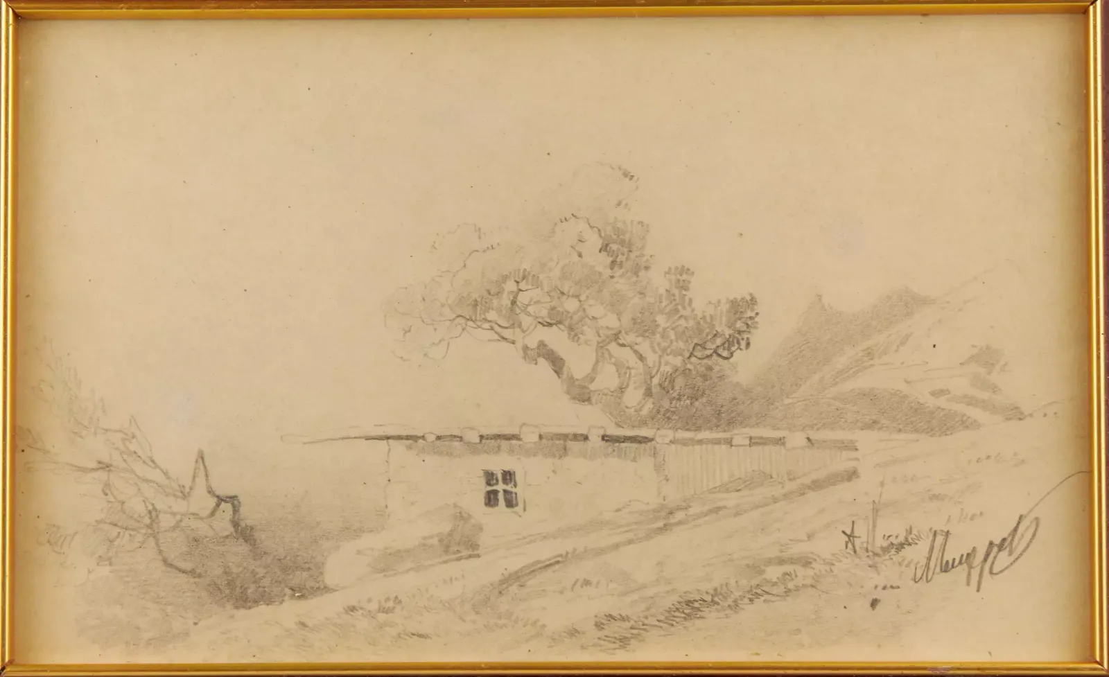 Crimean Landscape. Meshchersky Arseny Ivanovich. Rubezh Of The 19 20th Centuries. photo vinterior