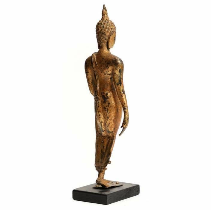 Figure Of The Walking Buddha Of The 19th Century photo furniture