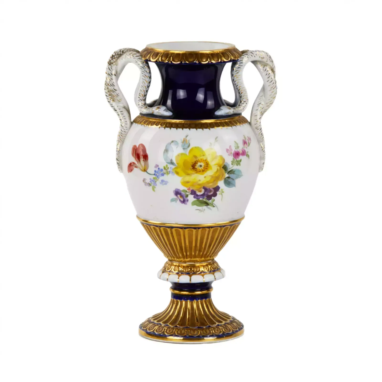 Meissen. Porcelain Vase With Snakes. photo vinterior