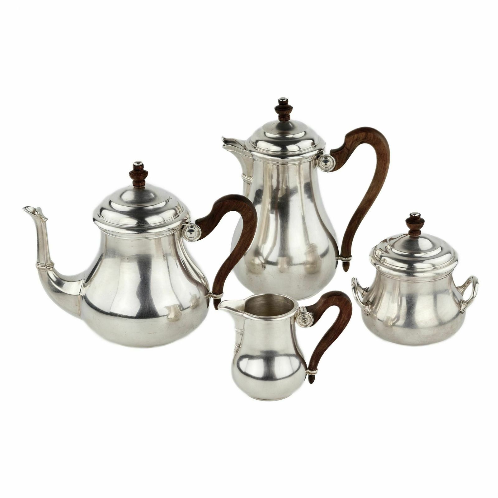 French Tea And Coffee Service In Silver Plated Metal. Paris. Puiforcat