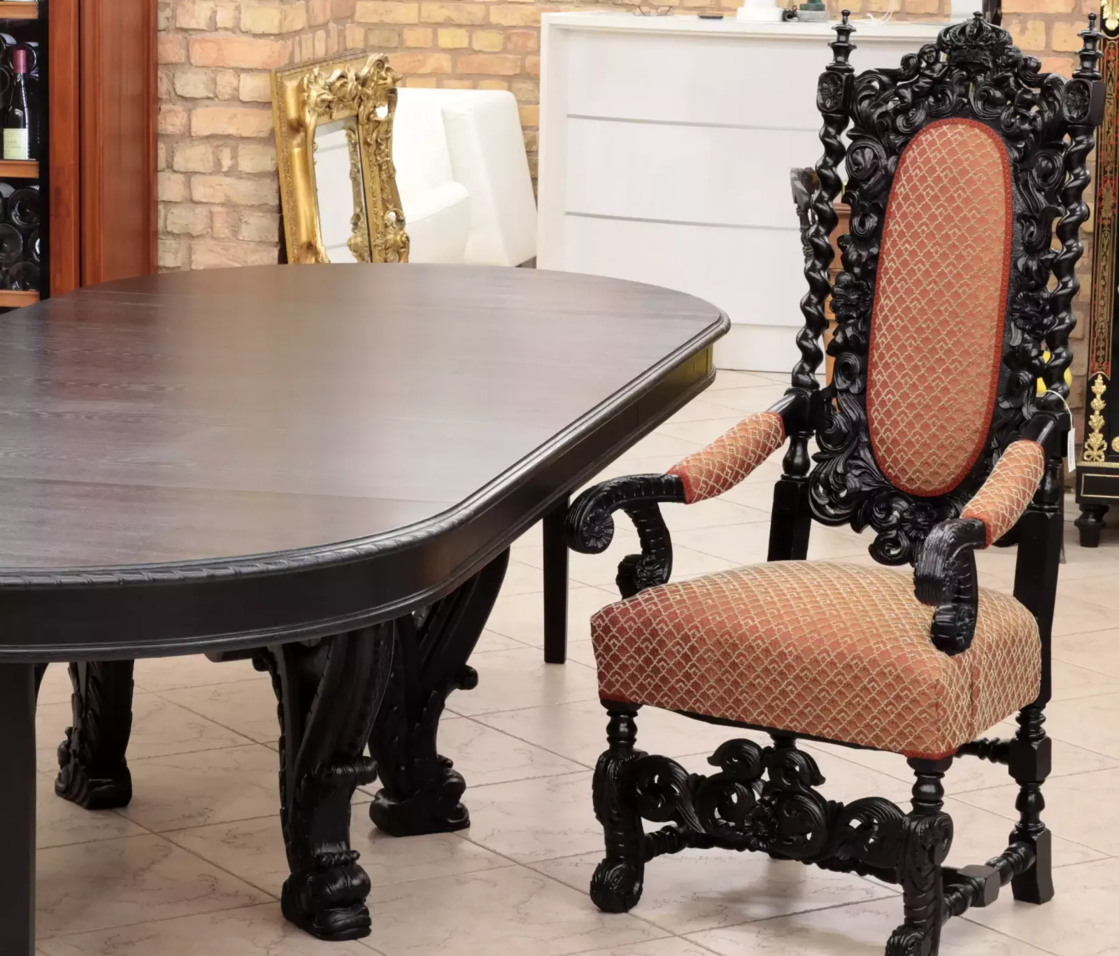 photo furniture Table Set In The Style Of Napoleon III.