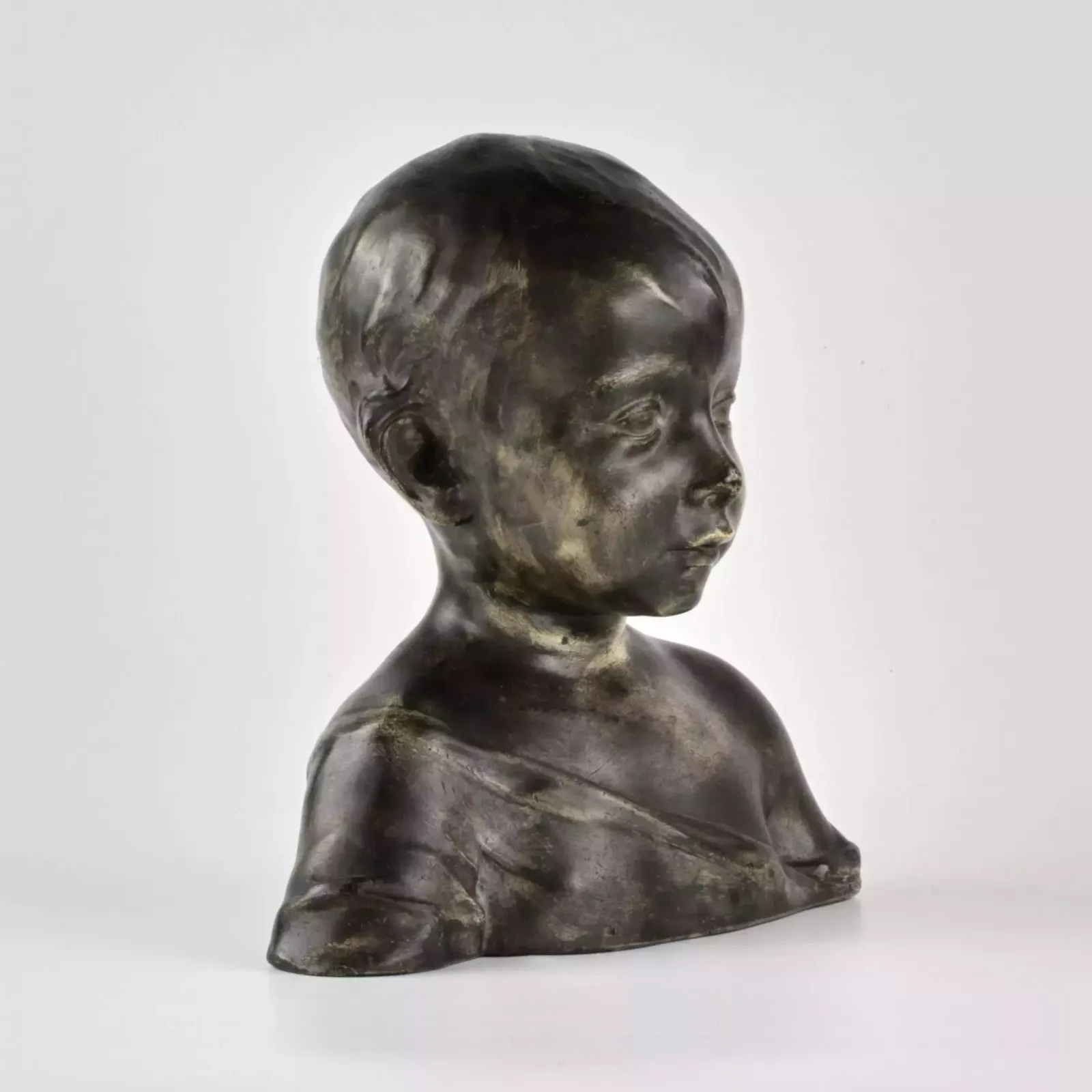 Bust Of A Boy In A Tunic. Konstantin Ignatievich Ronchevsky photo Art