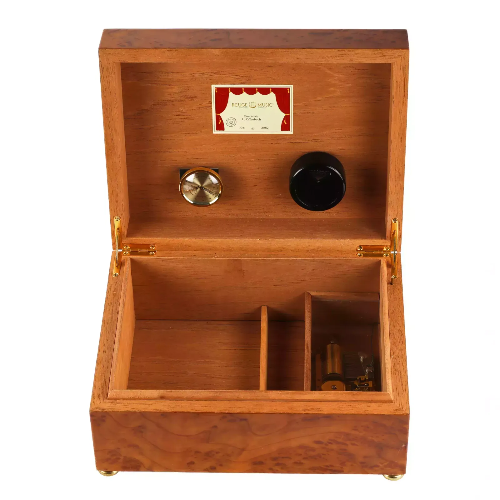 Humidor With Musical Mechanism By Reuge Music. photo vintage