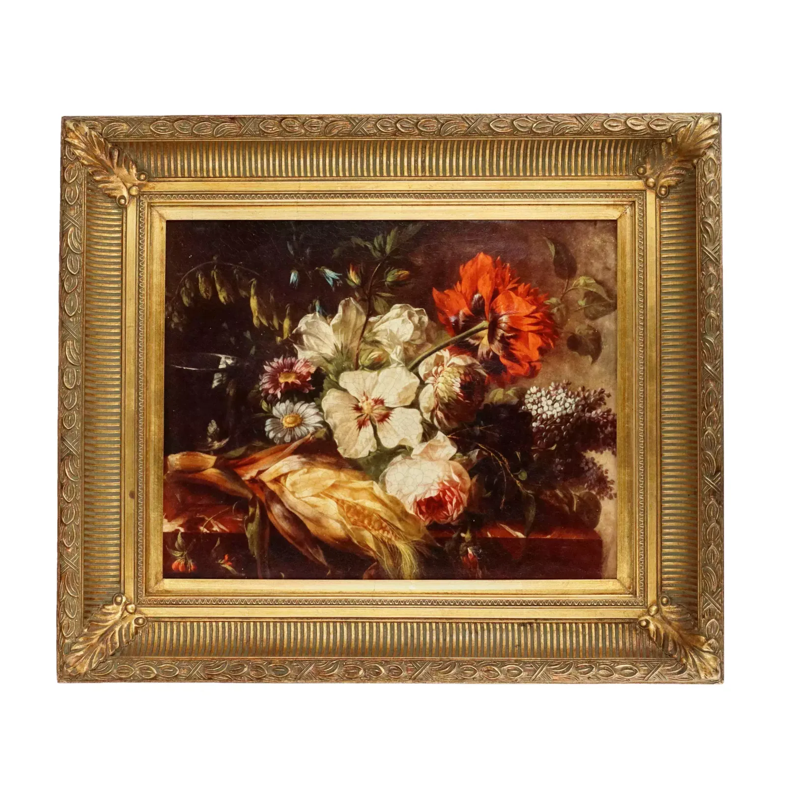 Still Life With Flowers. Jacquelet, Spraying   Reproduction. photo for sale