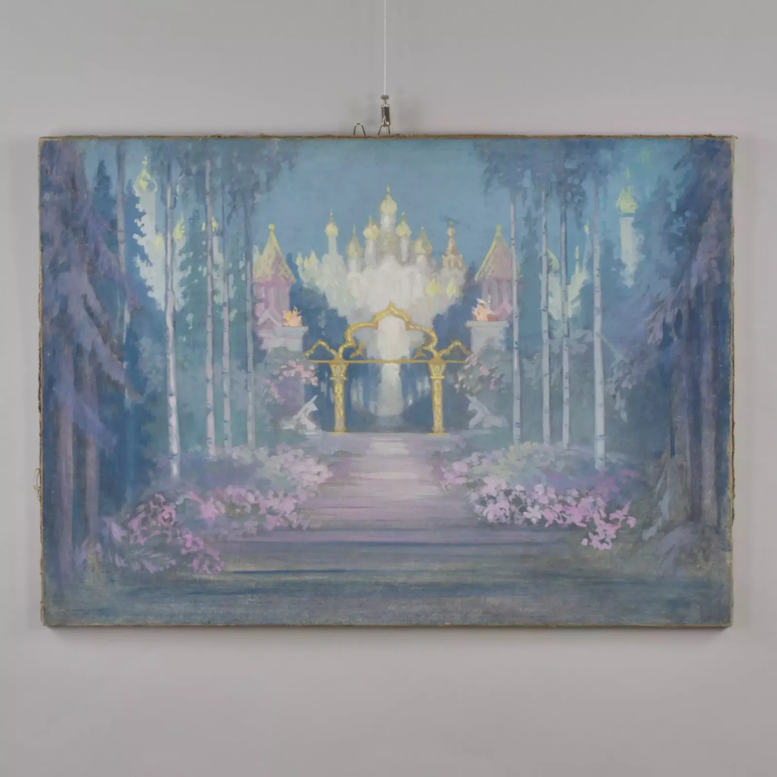 Sketch For Scenography "The Tale Of The Invisible City Of Kitezh." Arturs Lapiņš photo for sale