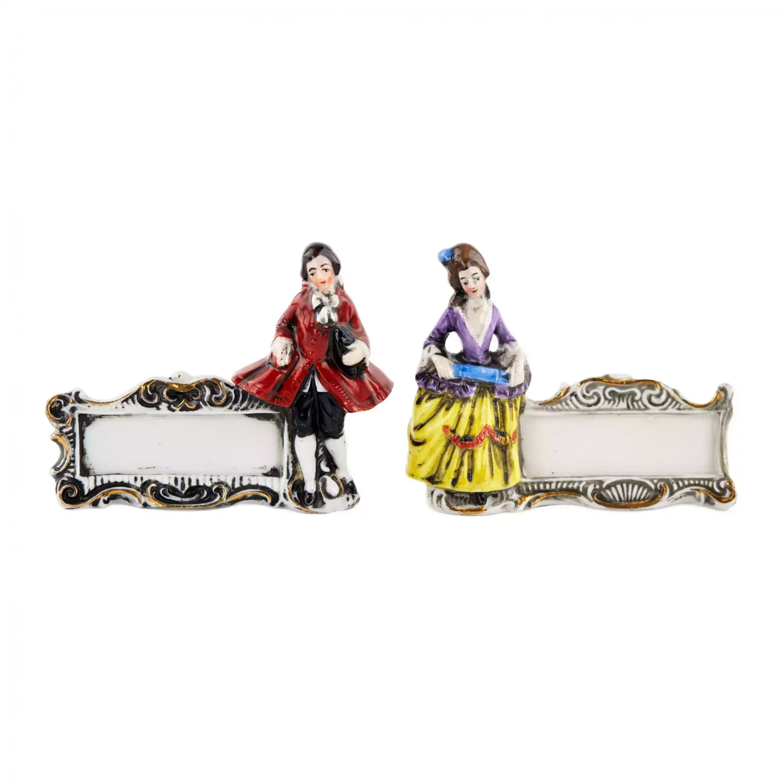 Six Porcelain Figurines For Seating Cards For The Table. Germany. 20th Century photo Home Decor