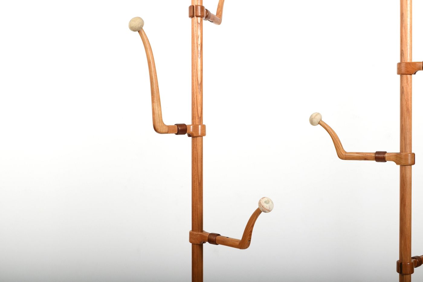 Rare Pair Of 1950s Sculptural Danish Jacket/Hat Stands By Harbo Sølvsten photo for sale