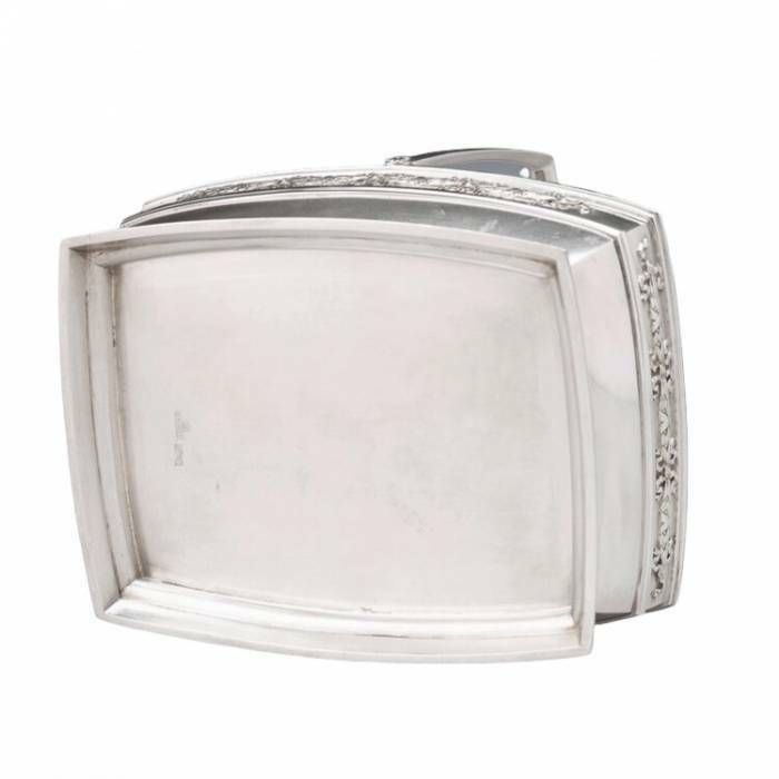 Antique Imperial Russian Basket Made Of Solid Silver Of The 19th Century. Leo Oleks. C. Faberge 1894 photo 13251.0