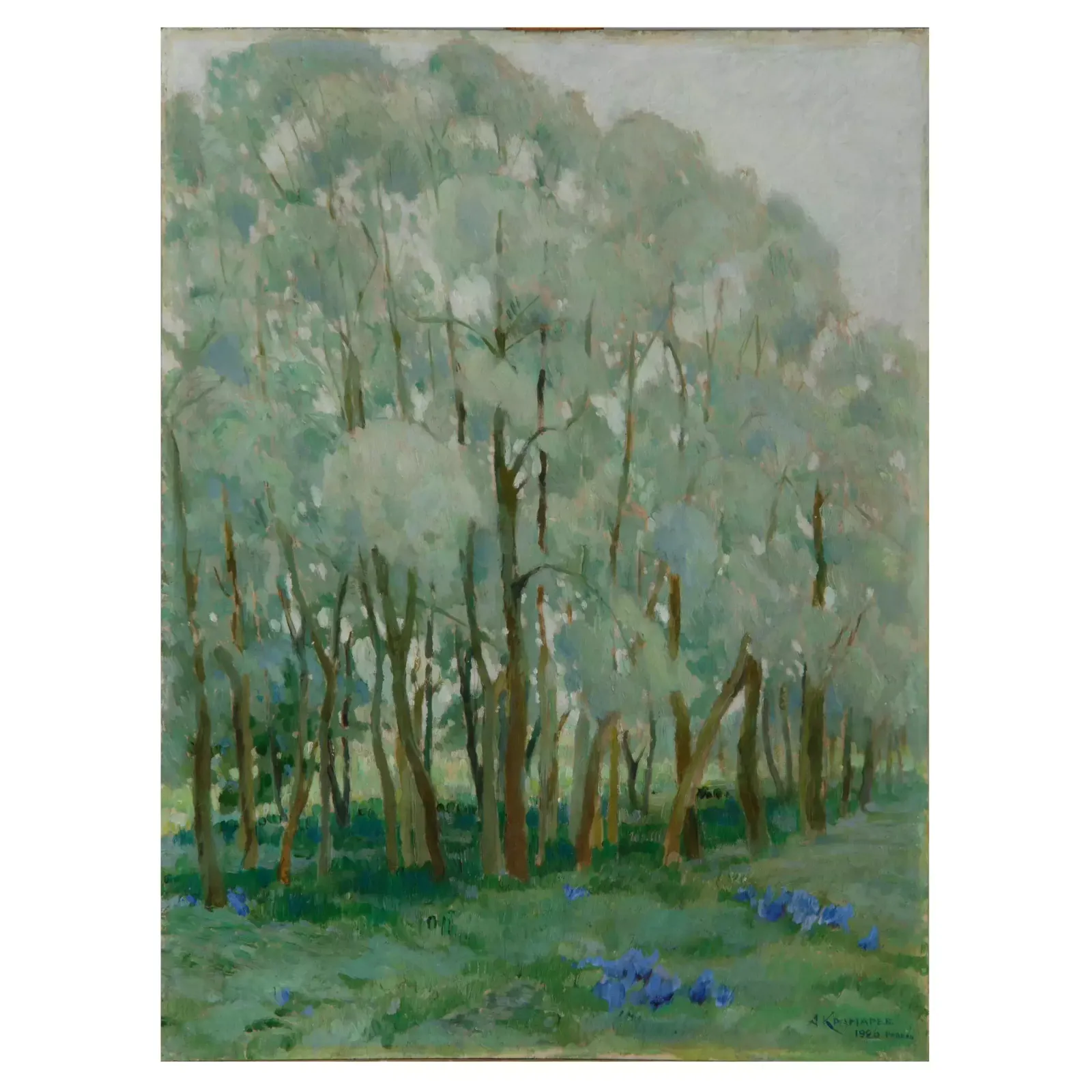 Revel. Willows In Ekaterinental. Alexander Yakovlevich Kramarev (1886 1975)
