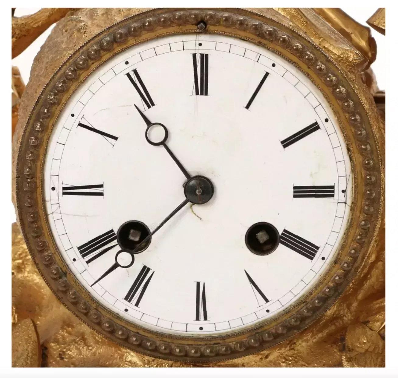 Mantel Clock Allegory Of Art   Music photo for sale