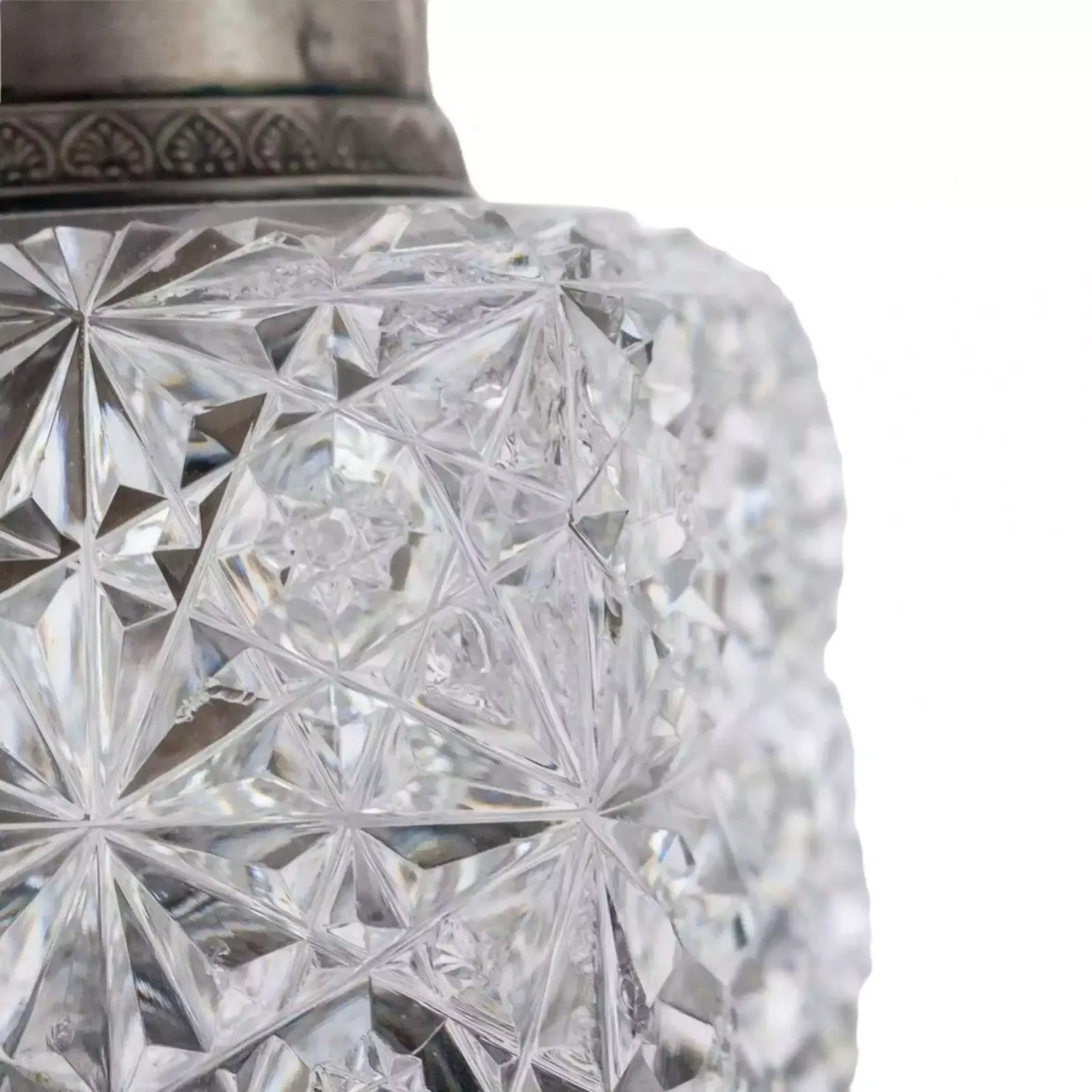 Large Cabinet Inkwell   Zastava, Made Of Crystal, With Silver, On A Marble Base. photo vintage