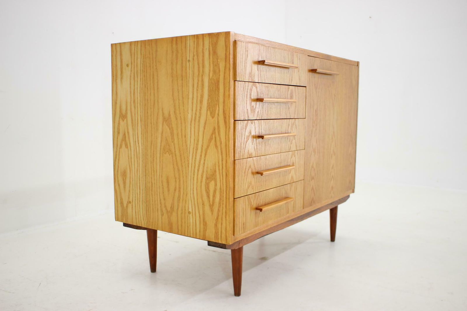 1970s Maple Cabinet Or Chest Of Drawers, Czechoslovakia photo vinterior