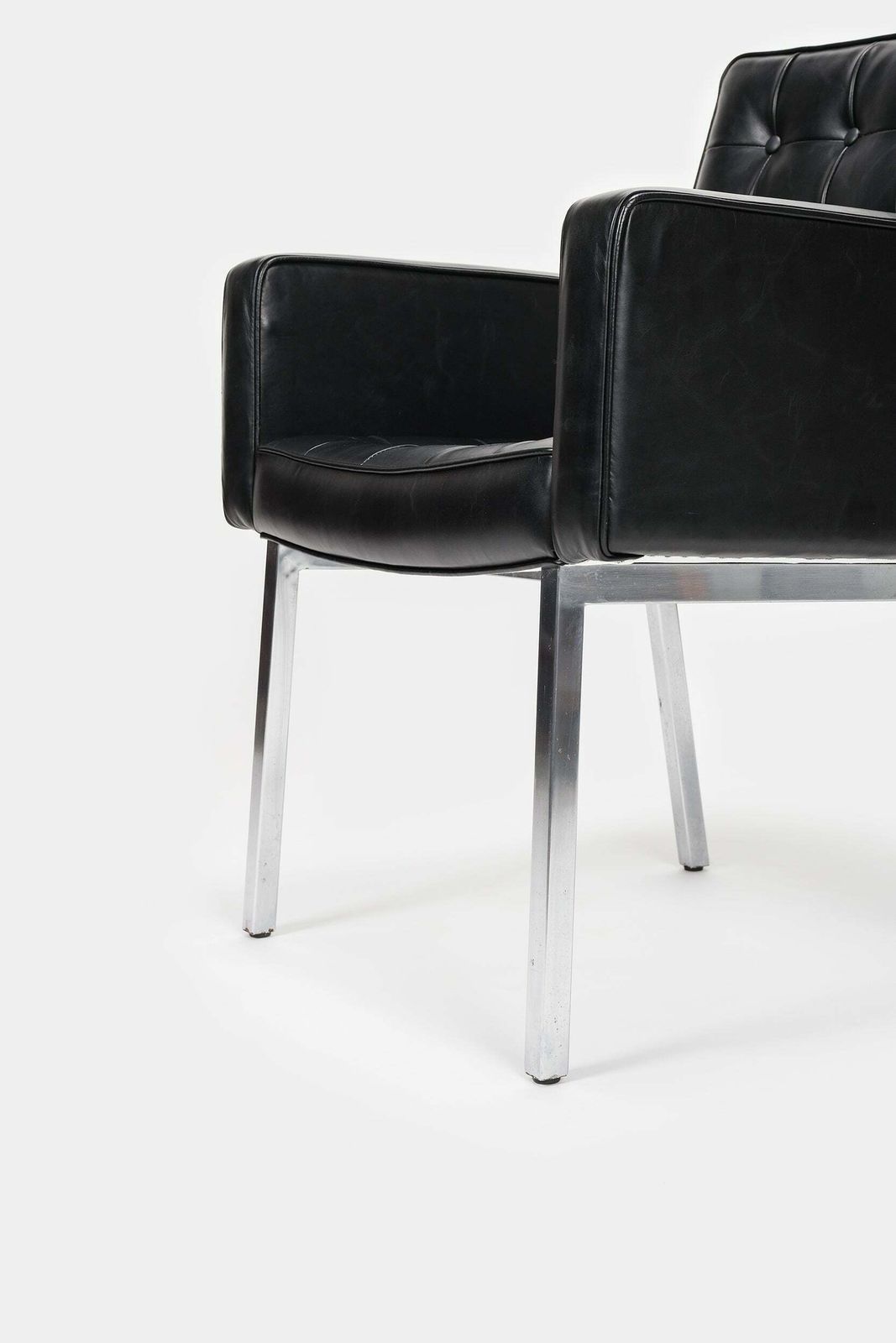 Vincent Cafiero, Armchair, Leather, Knoll International, 50s photo buy