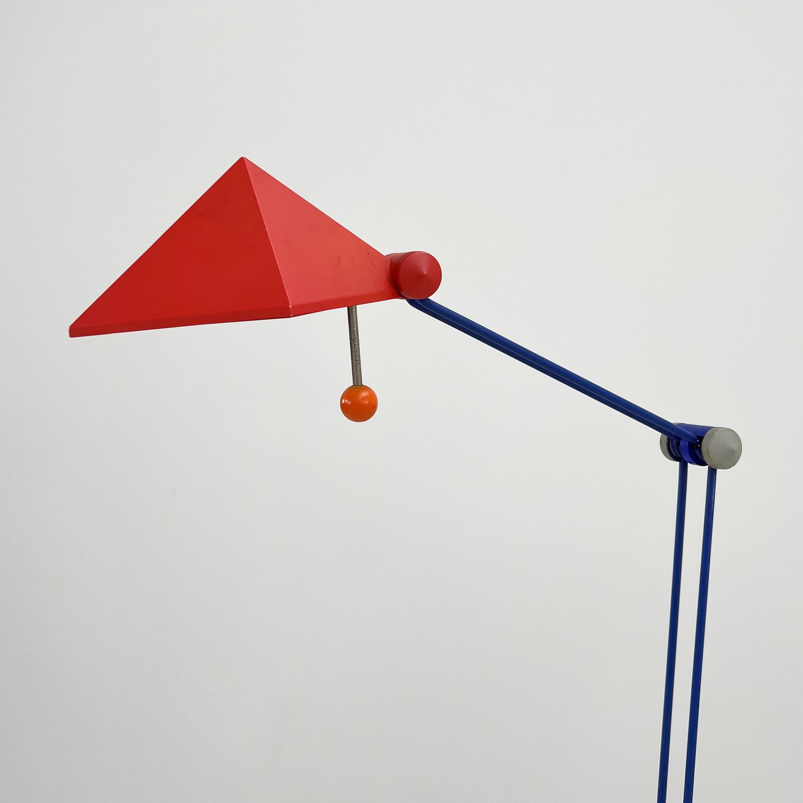 Red Desk Lamp By Lungean & Pellmann For Brilliant Leuchten Germany, 1980s photo furniture