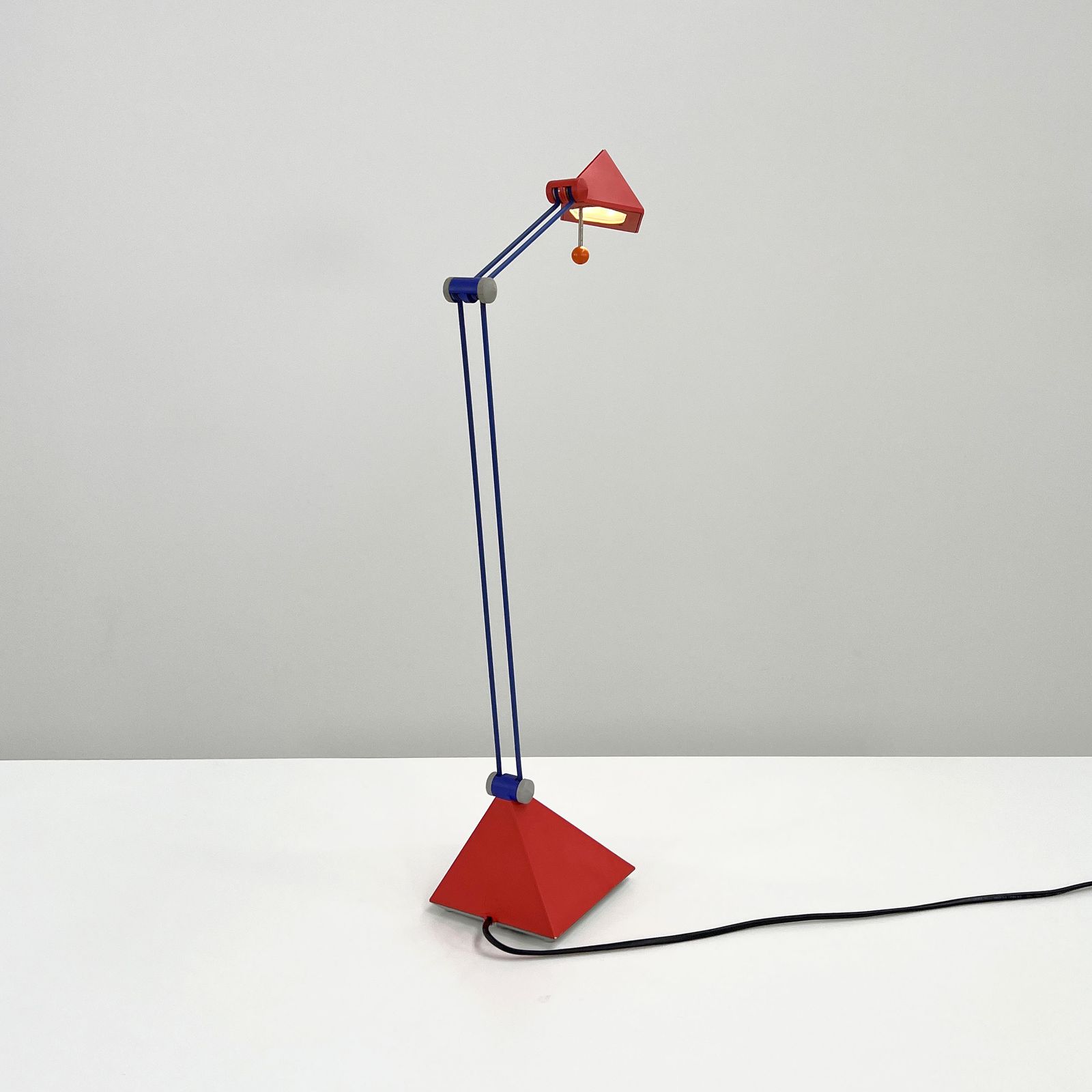 Red Desk Lamp By Lungean & Pellmann For Brilliant Leuchten Germany, 1980s photo 239.0