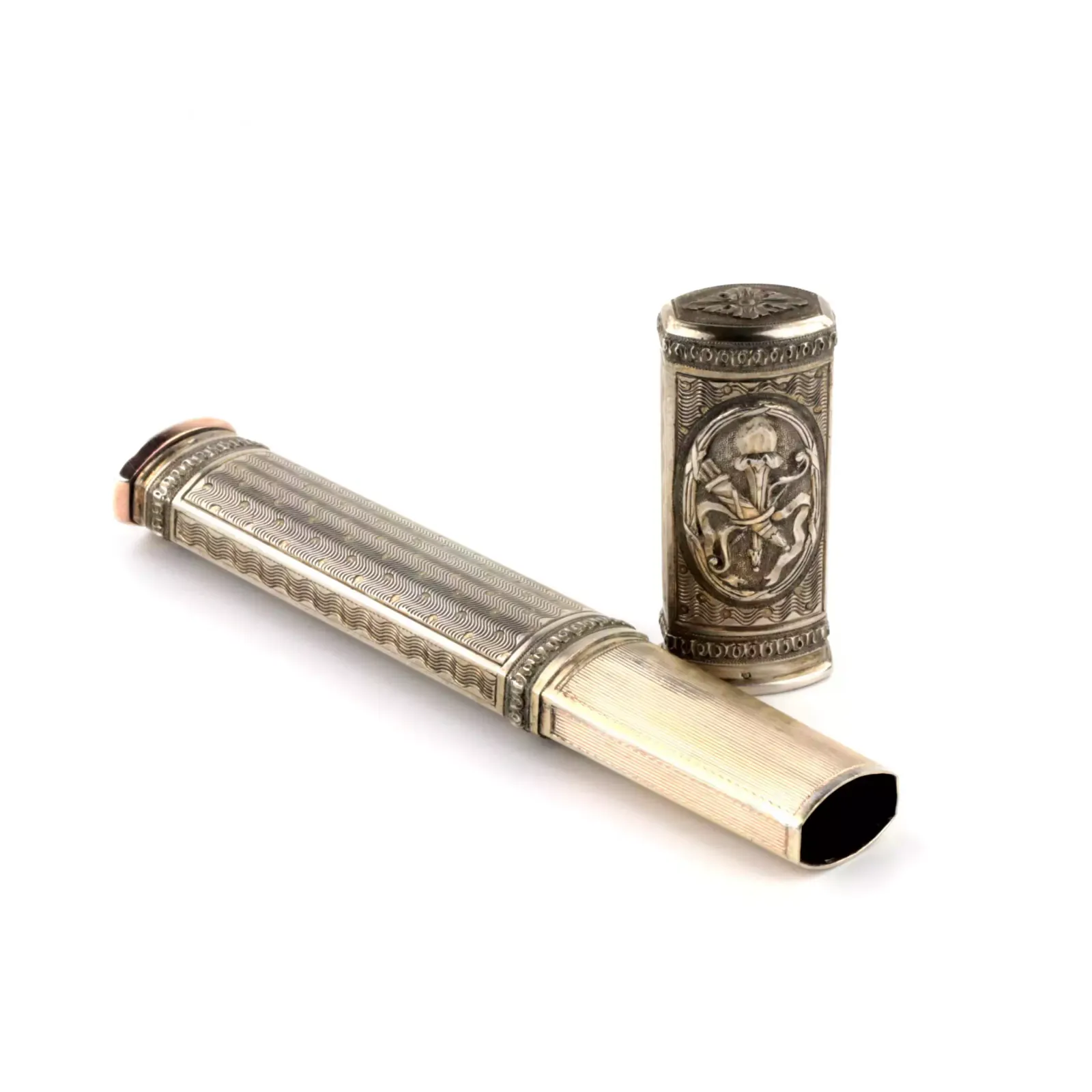 Louis XVI Style Silver Pencil Case. photo furniture
