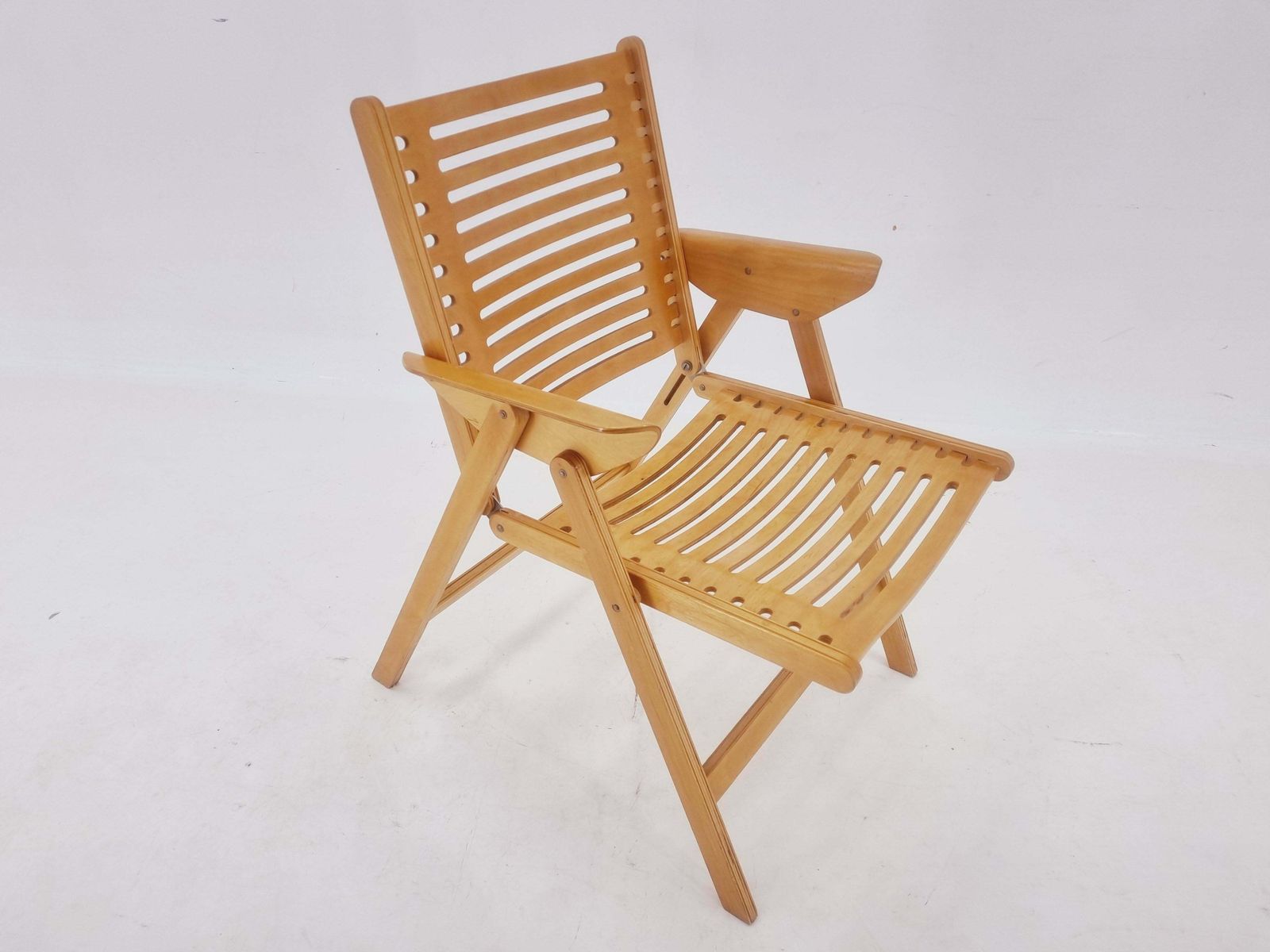 Midcentury Folding Armchair "Rex" Designed By Niko Kralj, Slovenia, 1960s photo vinterior