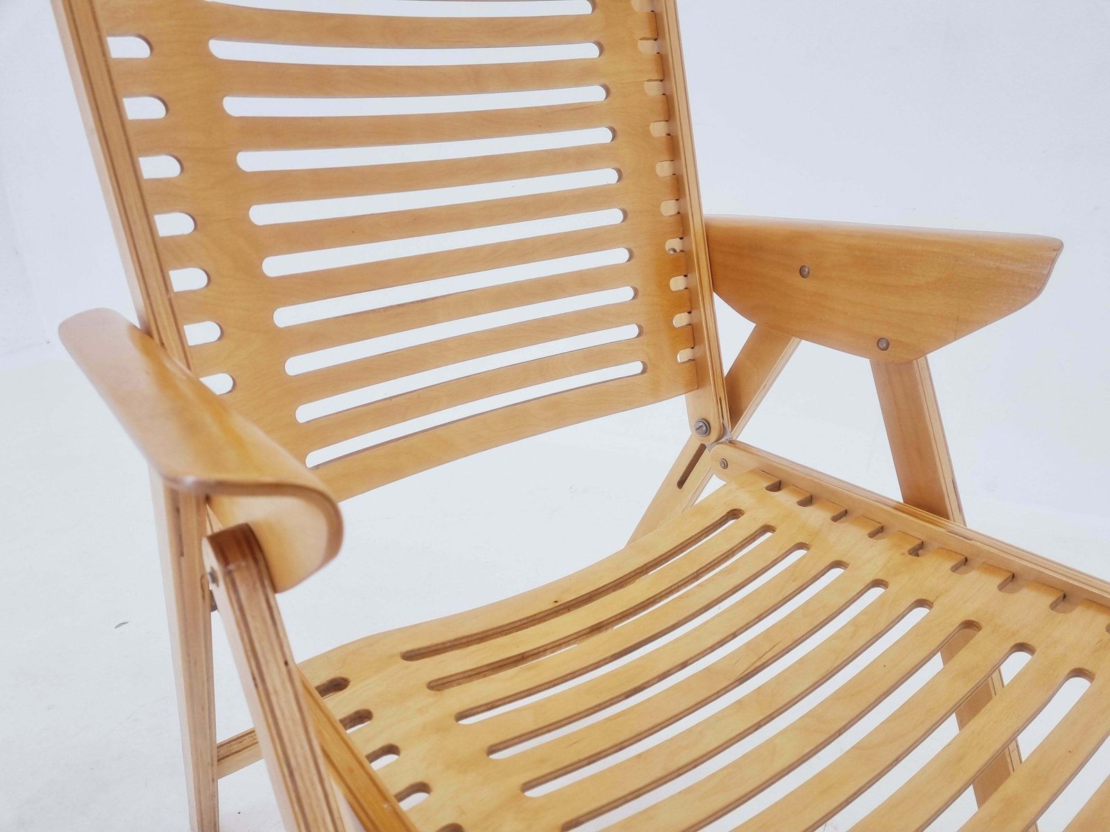 320.0 Midcentury Folding Armchair "Rex" Designed By Niko Kralj, Slovenia, 1960s photo