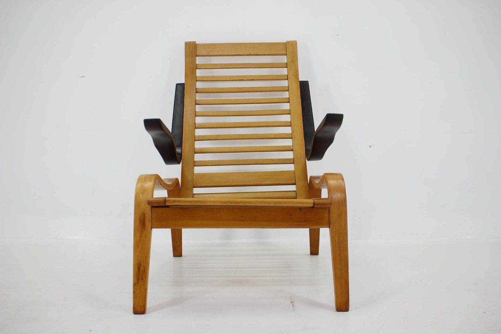 1960s Jan Vanek Beech Bentwood Armchair, Czechoslovakia photo for sale