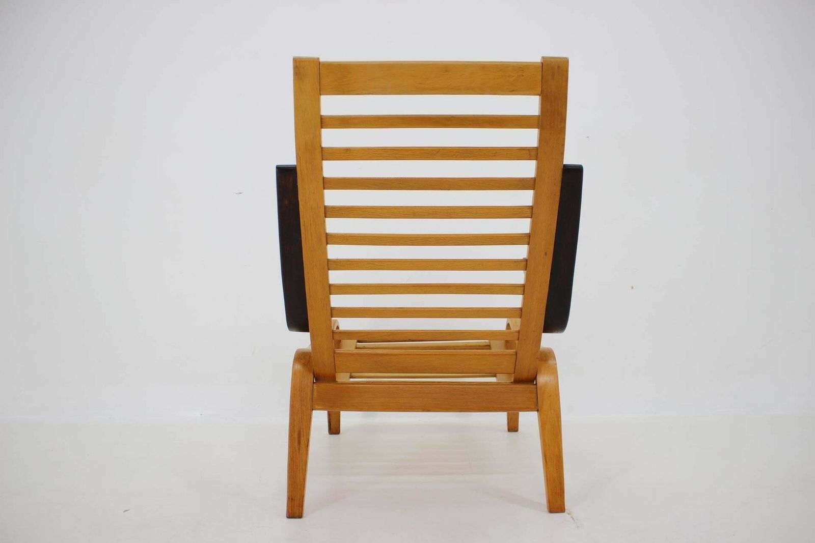 1960s Jan Vanek Beech Bentwood Armchair, Czechoslovakia photo vintage