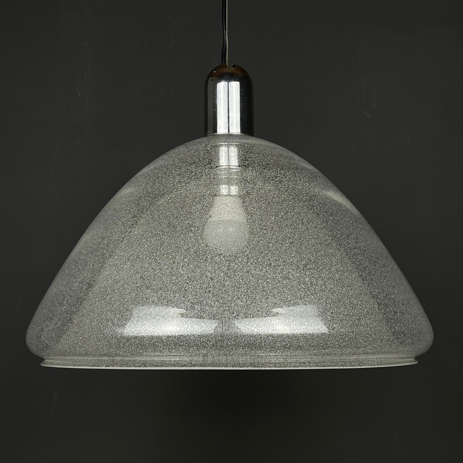 Murano Pendant Lamp By Carlo Nason For Mazzega Italy 1960s photo vintage