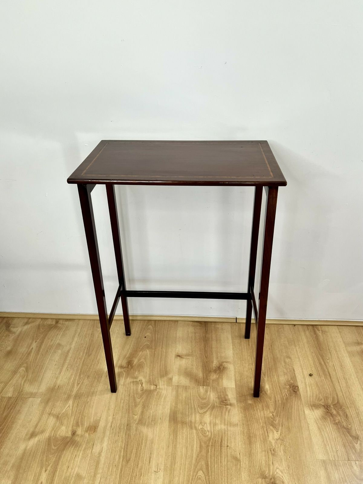Nest Of Three Antique Quality Mahogany Inlaid Tables photo Furniture