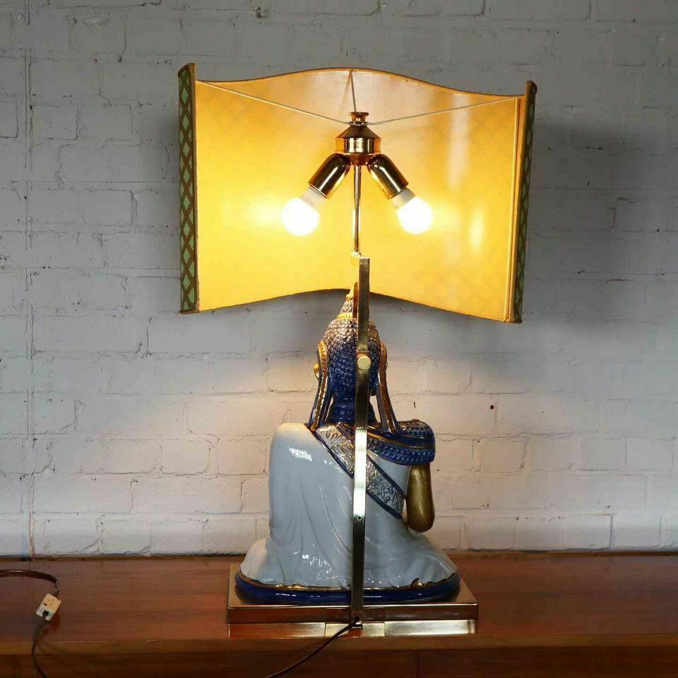 Italian Lamp By Societa Porcellane Artistiche Firenze, 1970s. photo vintage