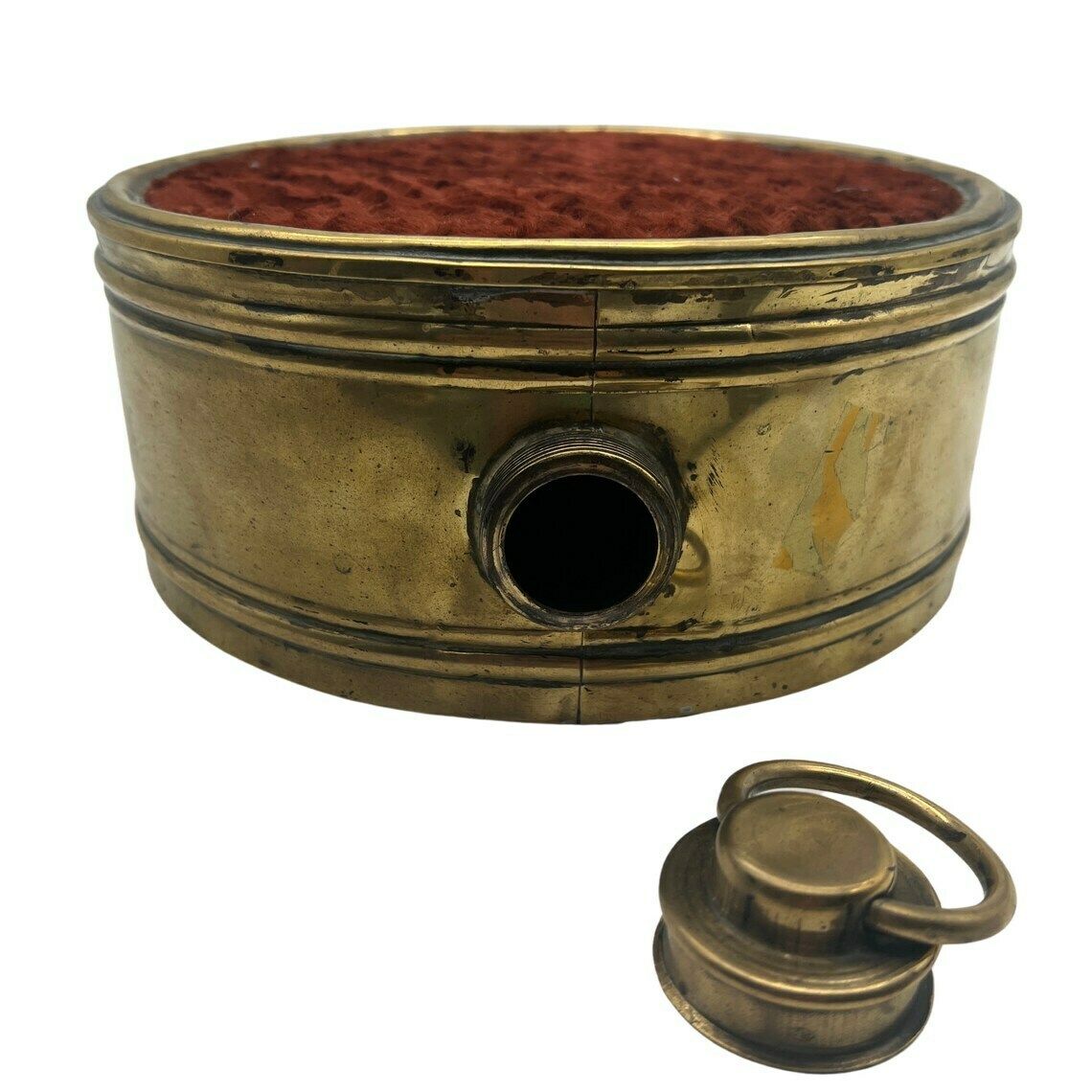 Antique Car Brass Water Bottle   Vehicle   Automobile photo for sale